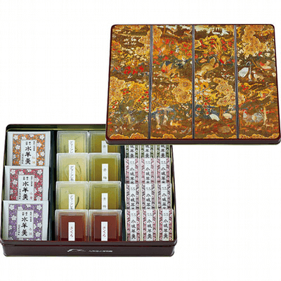 九州国立博物館 限定ギフト〈村岡総本舗〉「花鳥図屏風」和菓子詰合せ